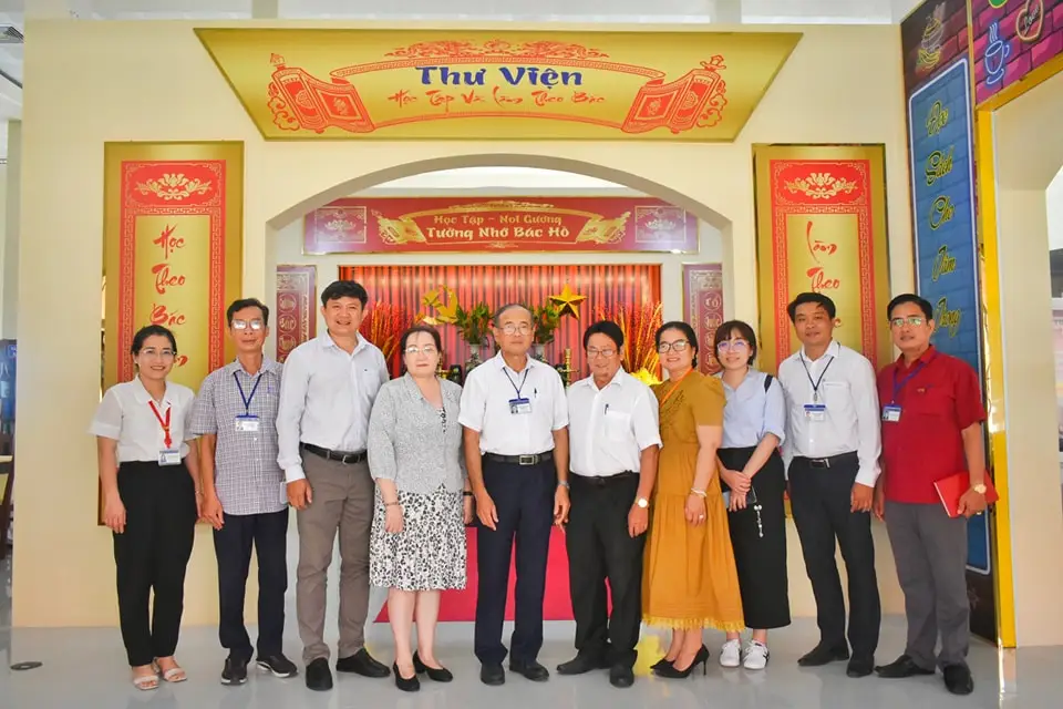 Trường Đại học Hùng Vương TP. Hồ Chí Minh thăm và làm việc tại Trường Cao đẳng Kinh tế - Kỹ thuật Bạc Liêu