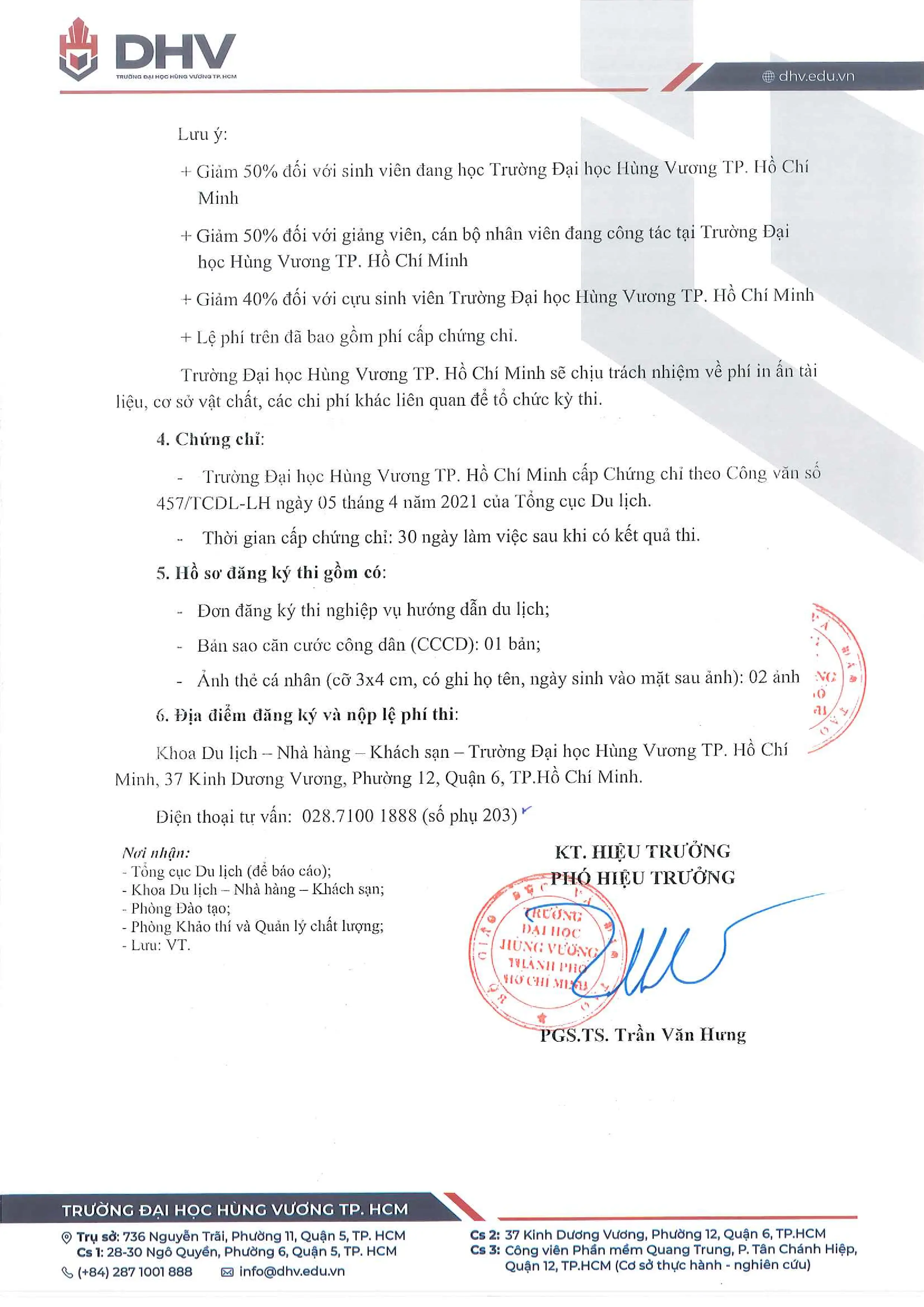 DHV - Trường Đại Học Hùng Vương TPHCM
