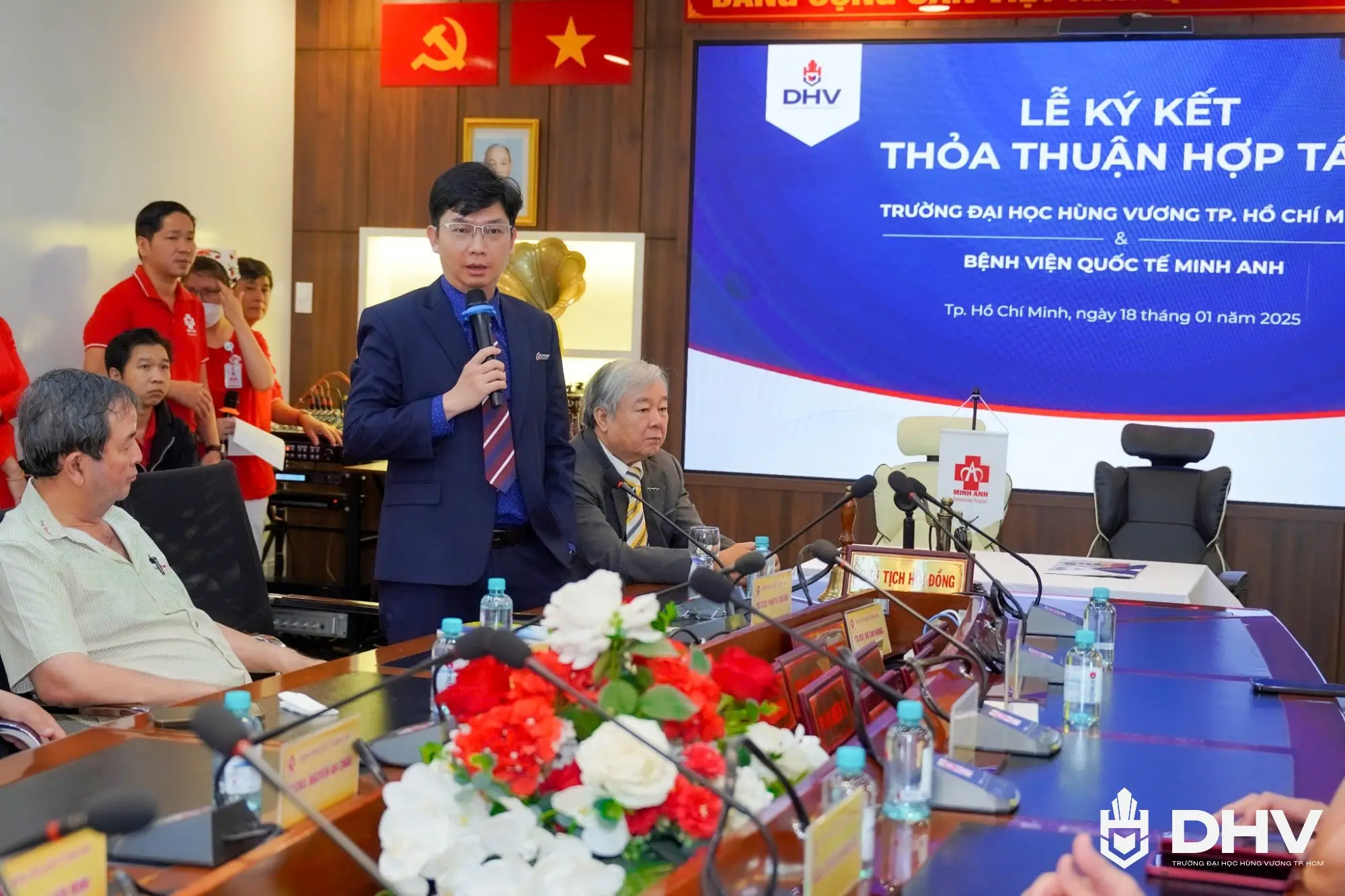 TS. Nguyễn Trường Thanh Hải – Trưởng khoa chia sẻ tại buổi lễ ký kết