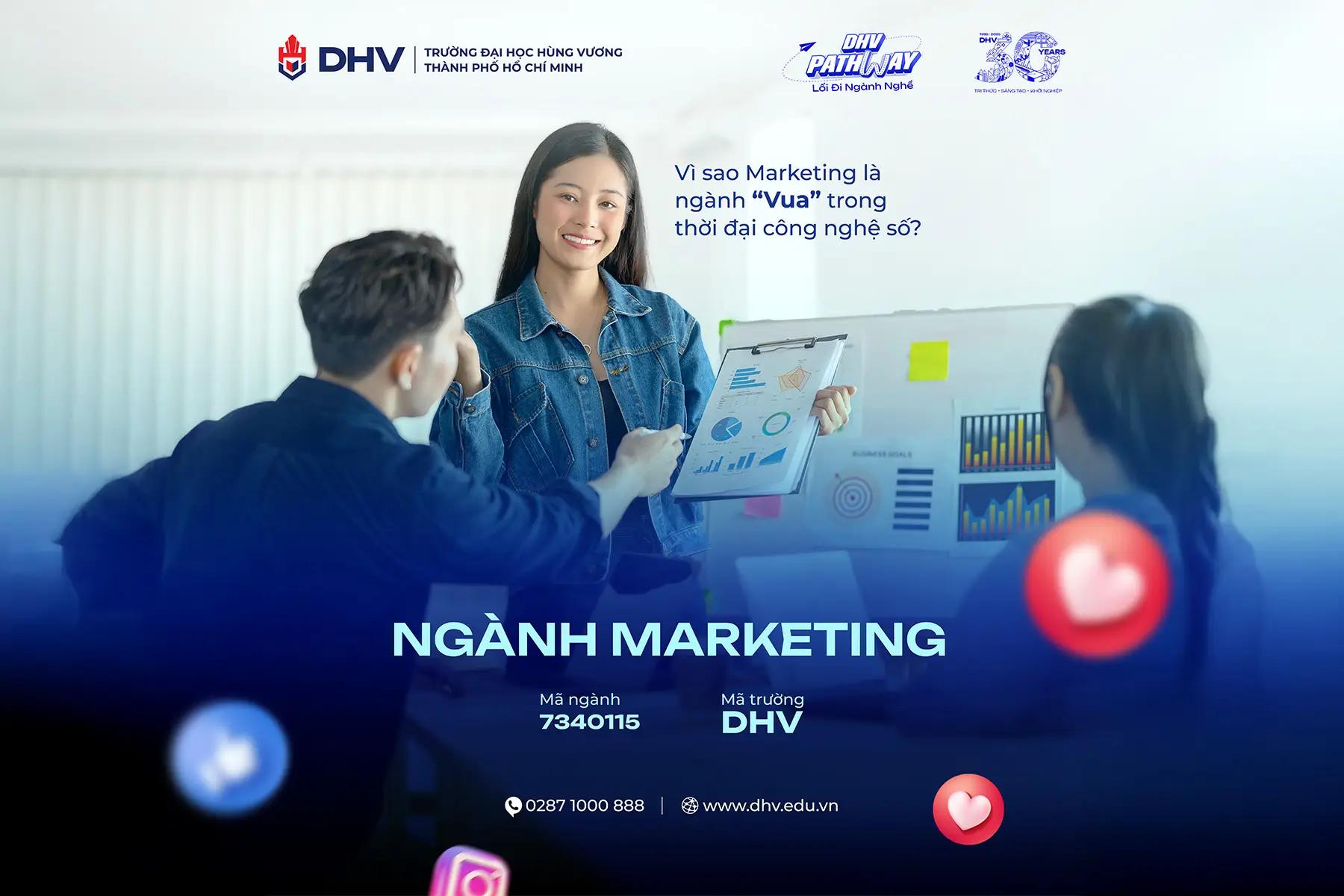 Ngành Marketing Trường Đại học Hùng Vương TP.HCM (DHV)