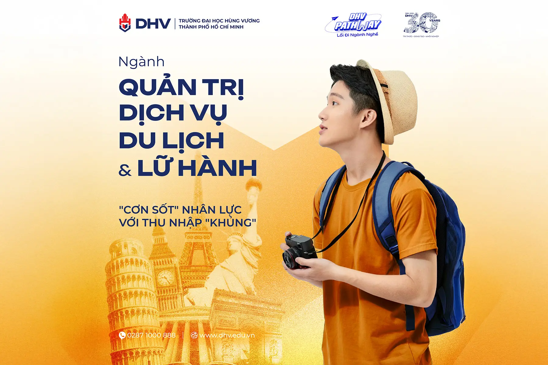 Ngành Quản trị Dịch vụ Du lịch và Lữ hành: