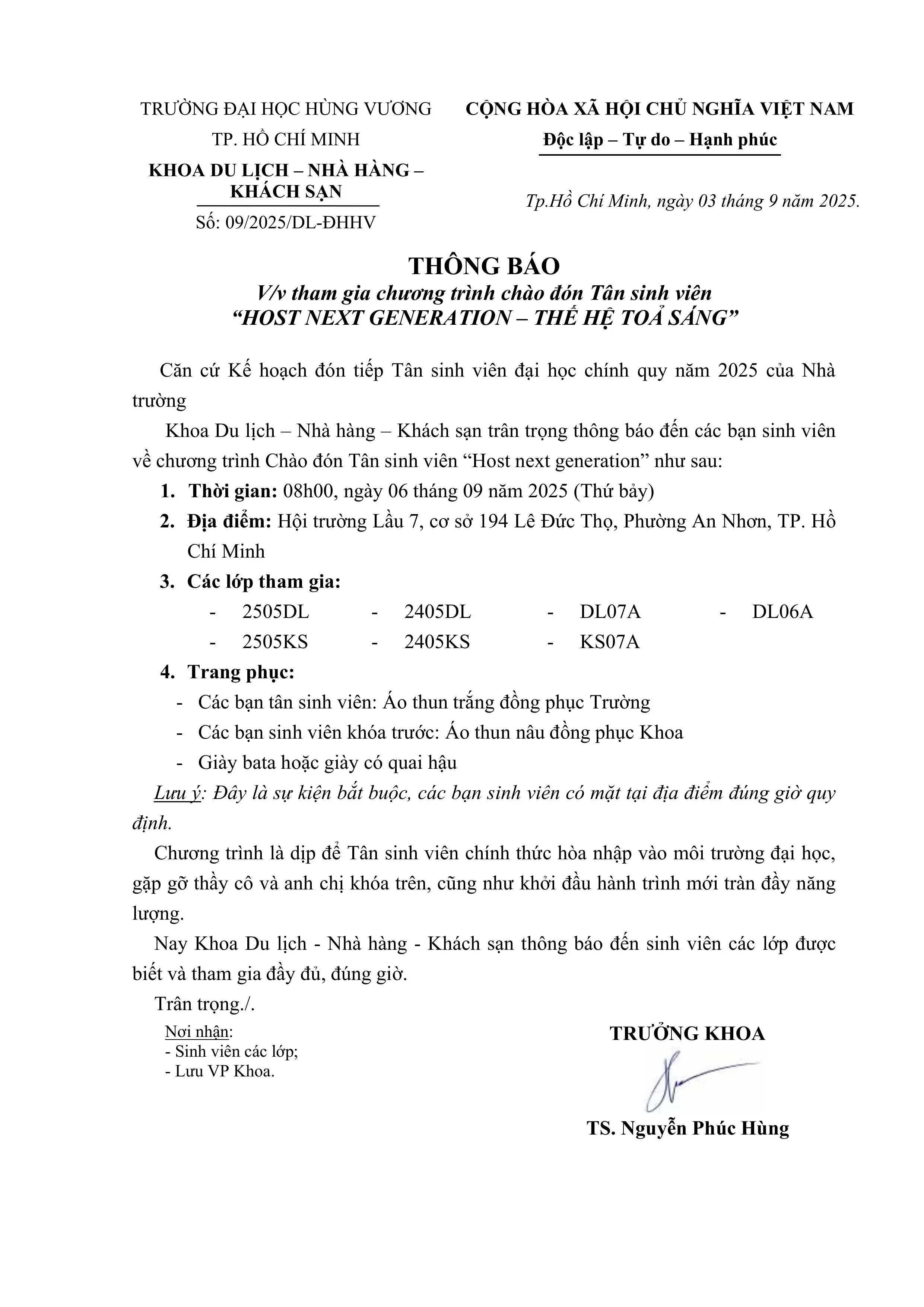 DHV - Trường Đại Học Hùng Vương TPHCM