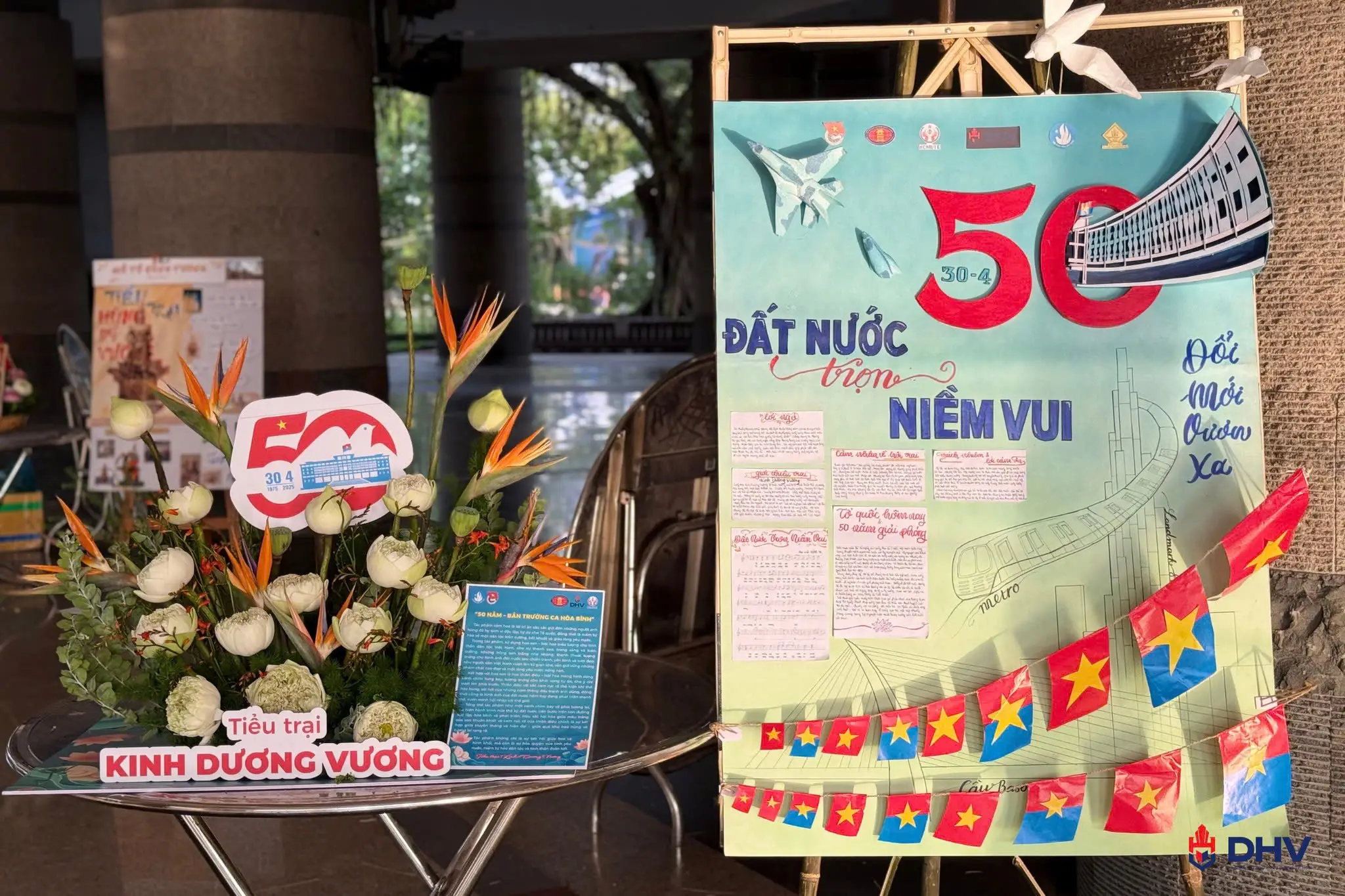 Thế hệ trẻ Trường Đại học Hùng Vương Thành Phố Hồ Chí Minh (DHV) hôm nay tiếp bước cha anh – khơi dậy tinh thần yêu nước và trách nhiệm công dân.
