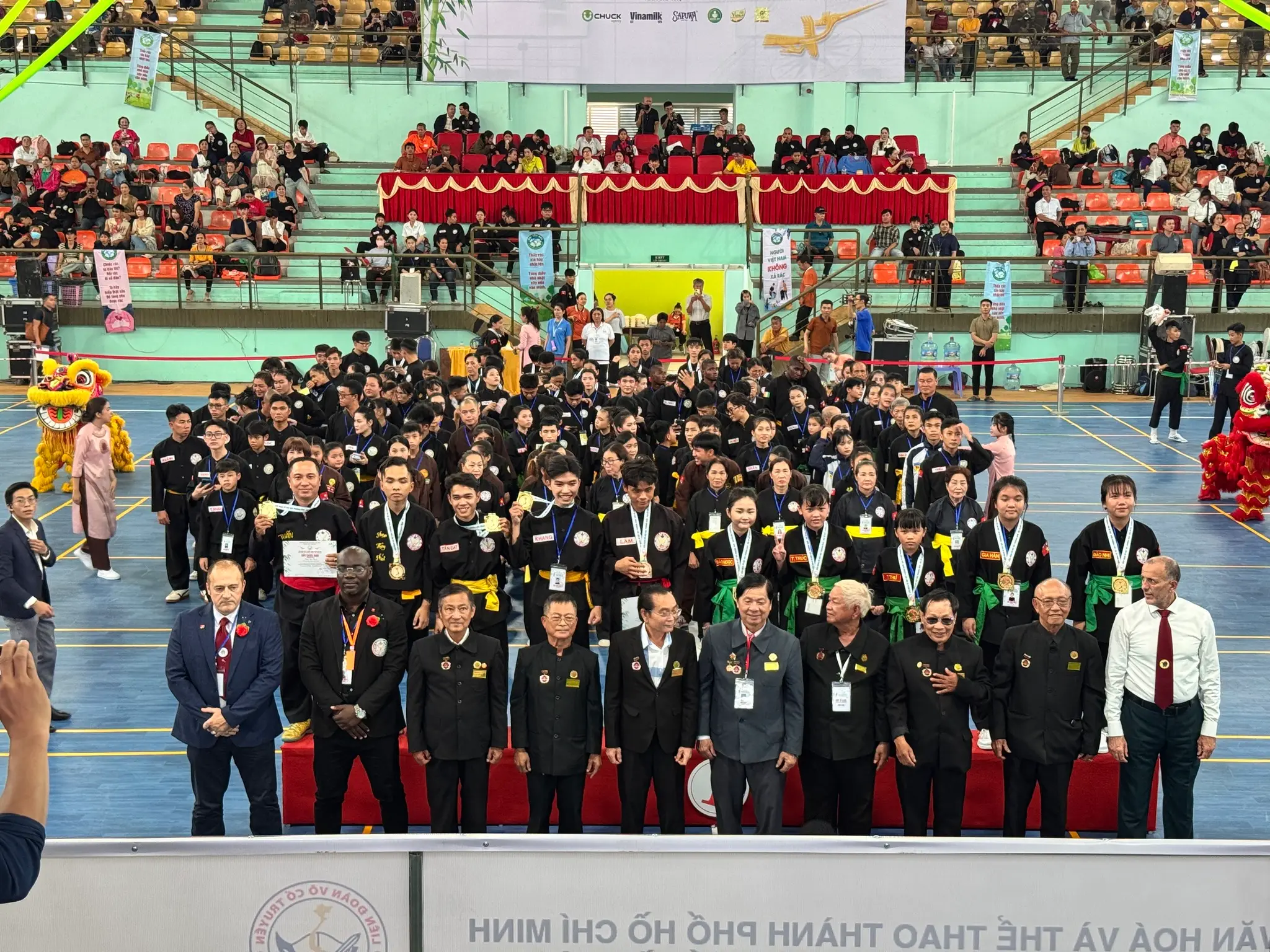 Không khí thi đấu tại Liên hoan Võ Cổ Truyền TP.HCM mở rộng năm 2025