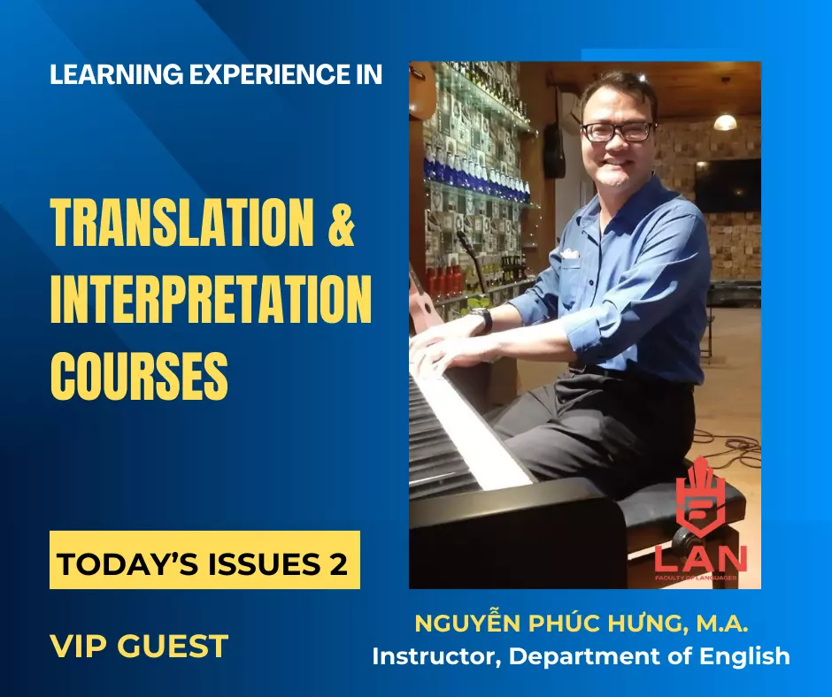 ThS. Nguyễn Phúc Hưng - Giảng viên BM Ngôn ngữ Anh Trường Đại học Hùng Vương TP.HCM (DHV)